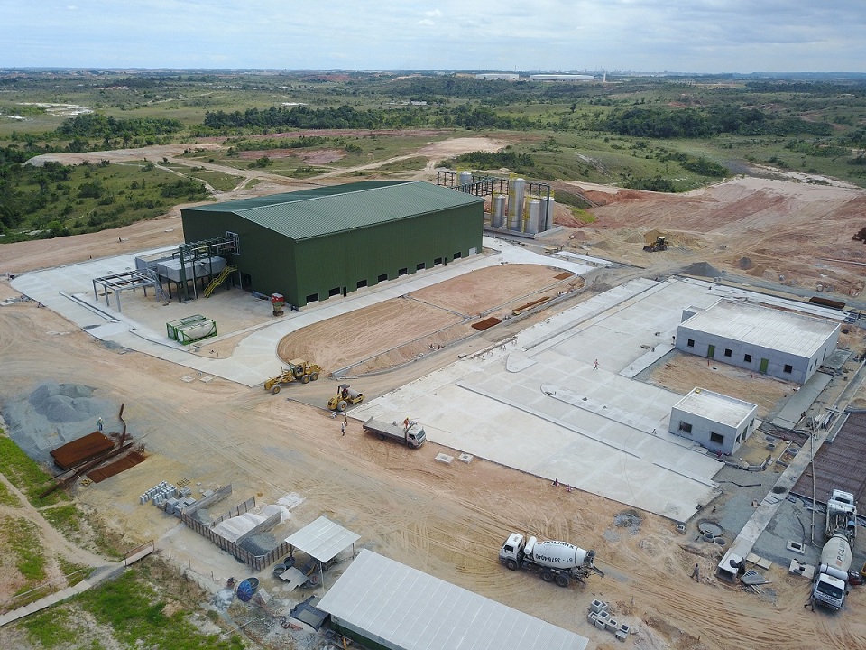 Obra de implantação da Flopam do Brasil – ALPHA ESTRUTURAS